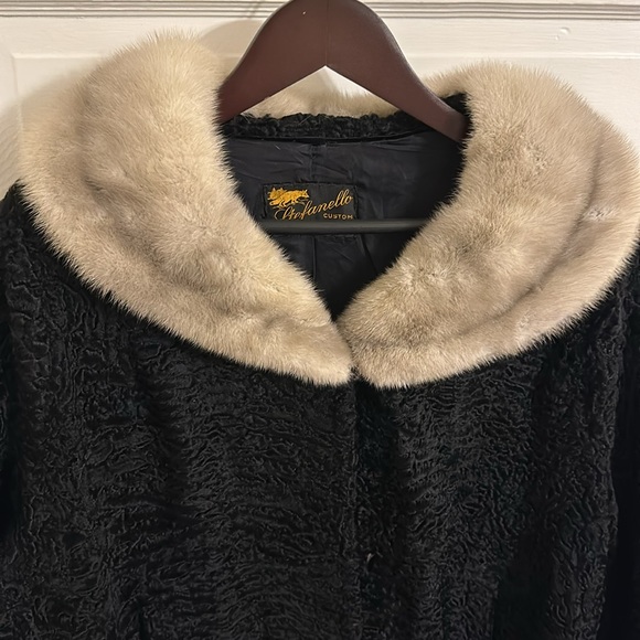 Vintage Persian Lambswool and Mink Coat - Picture 8 of 11